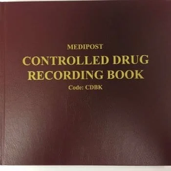 Controlled Drug Recording Book