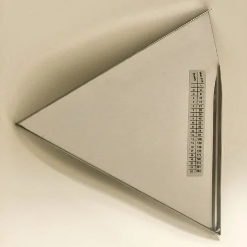 Tablet counting triangle