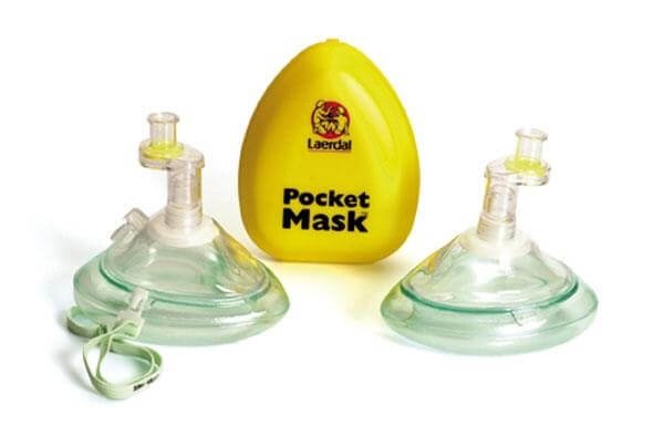 CPR Mask Hard Case w/One Way Valve