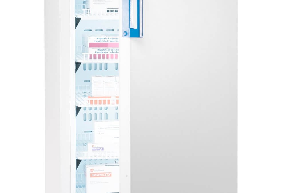 Free standing solid door IntelliCold® Pharmacy Refrigerator – Labcold – 340L