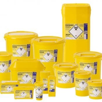 Yellow Sharps Disposal Boxes