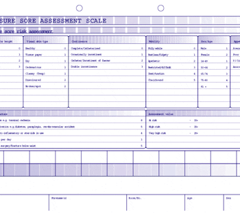 Kalamazoo Pressure Sore Assessment Record