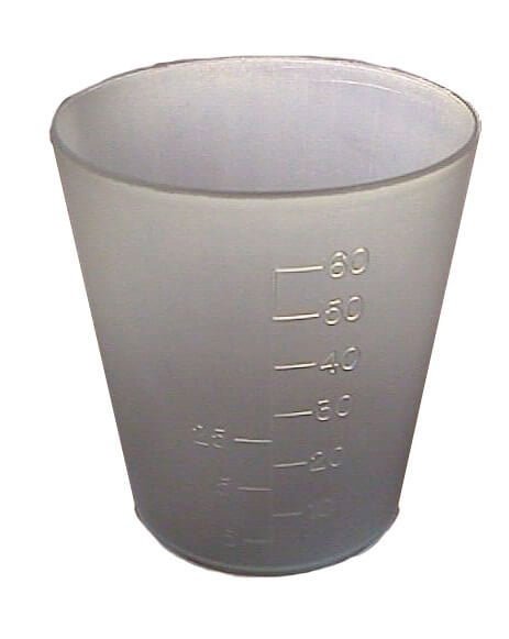 60ml Re-usable Medicine Measures