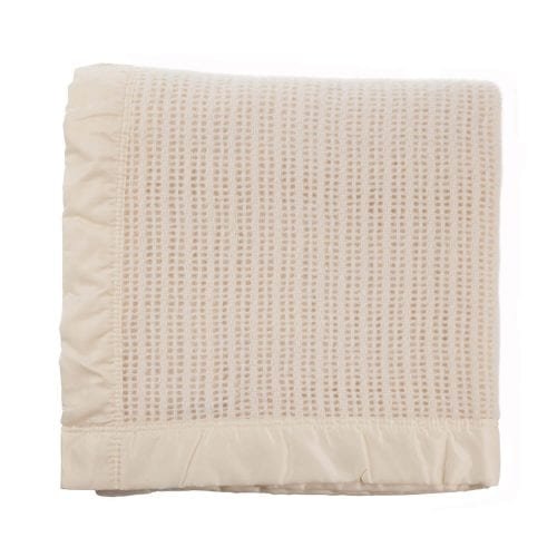 Cotton Cellular Blanket - White - Image 2
