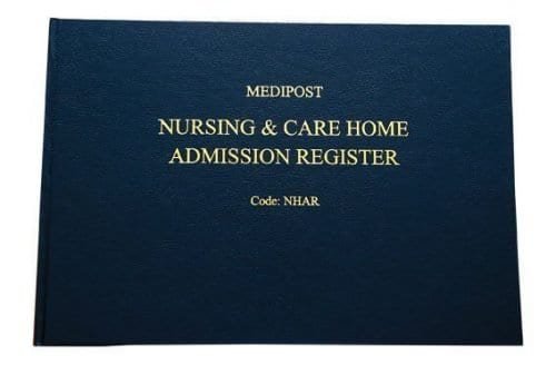 Nursing and Care Home Admission Register