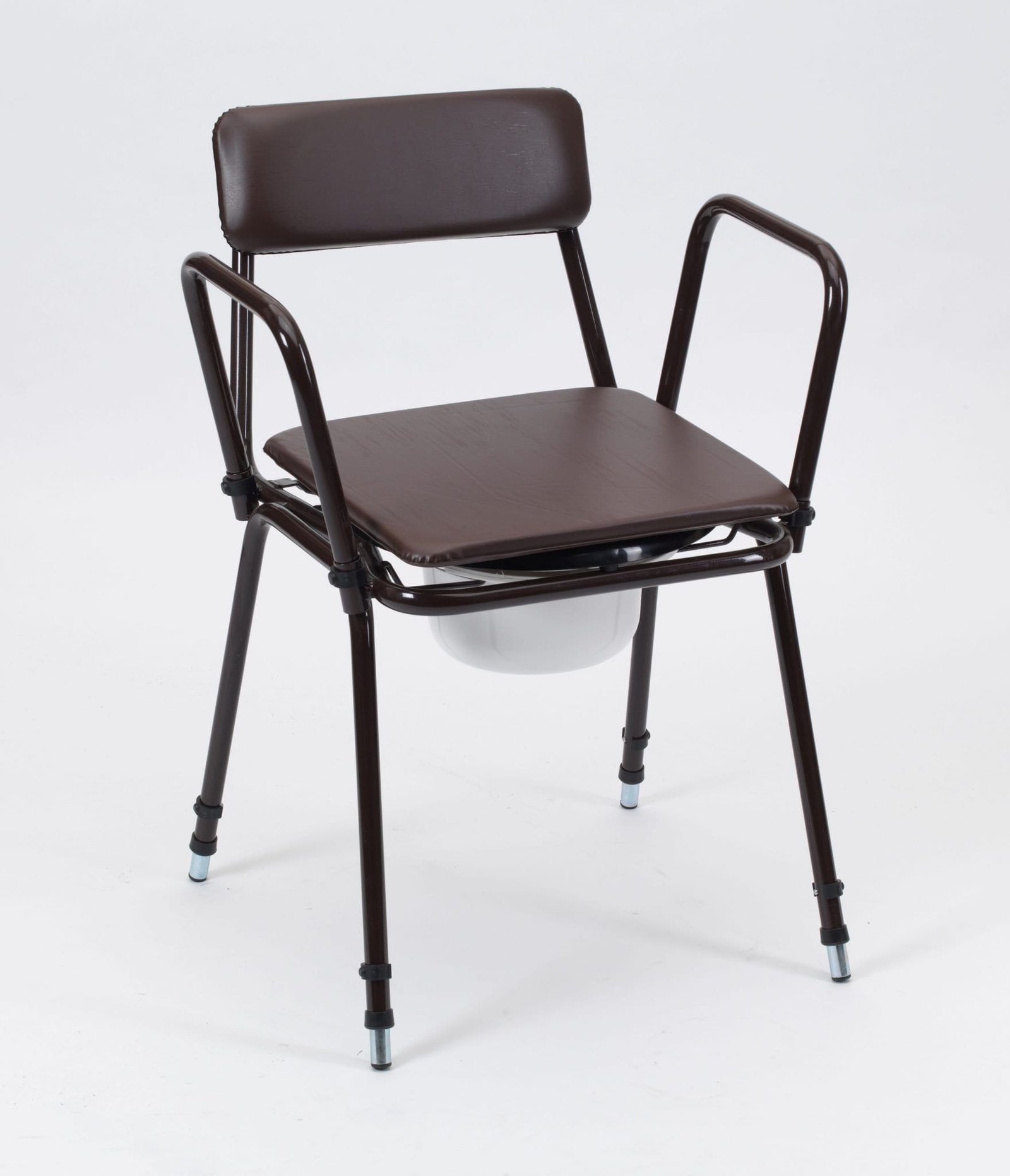 521A Adjustable Height Commode Medipost Removable Arms available