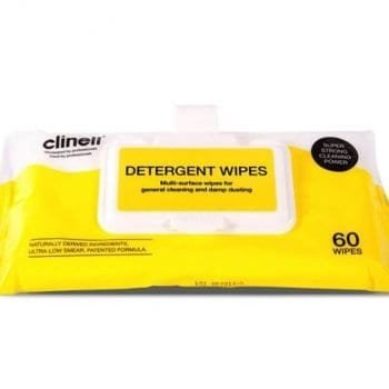 Clinell Detergent Wipes Clip Pack