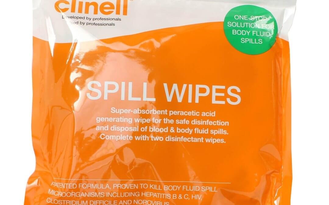 Clinell Spill Wipes (Single Pack)