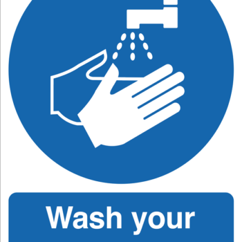 Hand Wash Sign