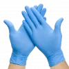 Pair of Blue disposable gloves